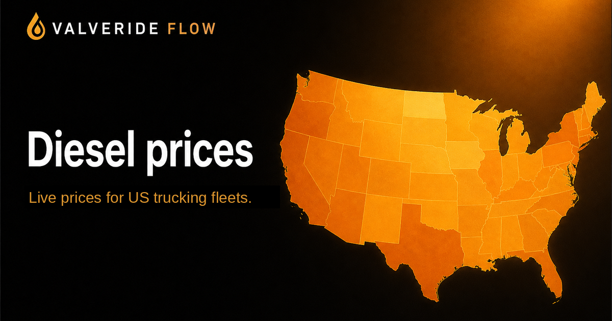 Diesel Fuel Prices by State | Live Map for US Trucking Fleets ...